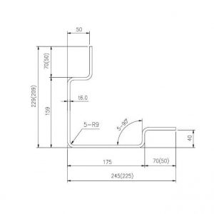 container front corner post -steel angles - Tightally